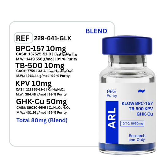 KLOW Blend - GHK-CU + TB-500 + BPC-157 + KPV 10mg